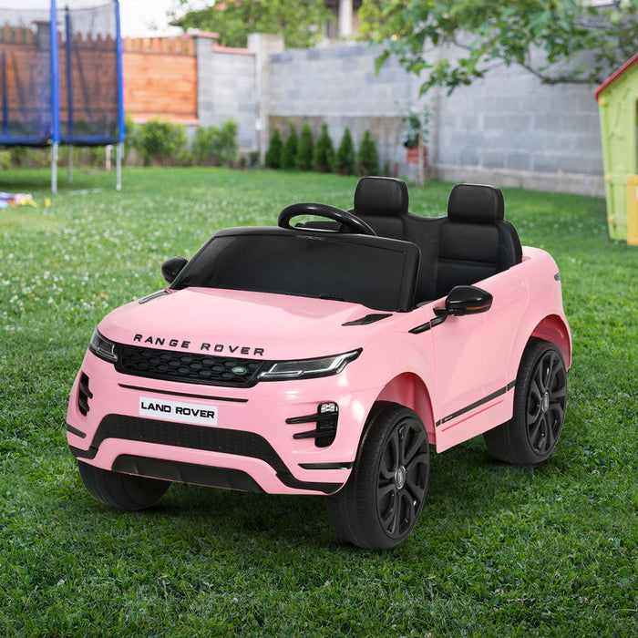 Officially Licensed Range Rover Evoque Kids Ride On Car with Remote Control Pink