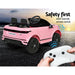 Officially Licensed Range Rover Evoque Kids Ride On Car with Remote Control Pink