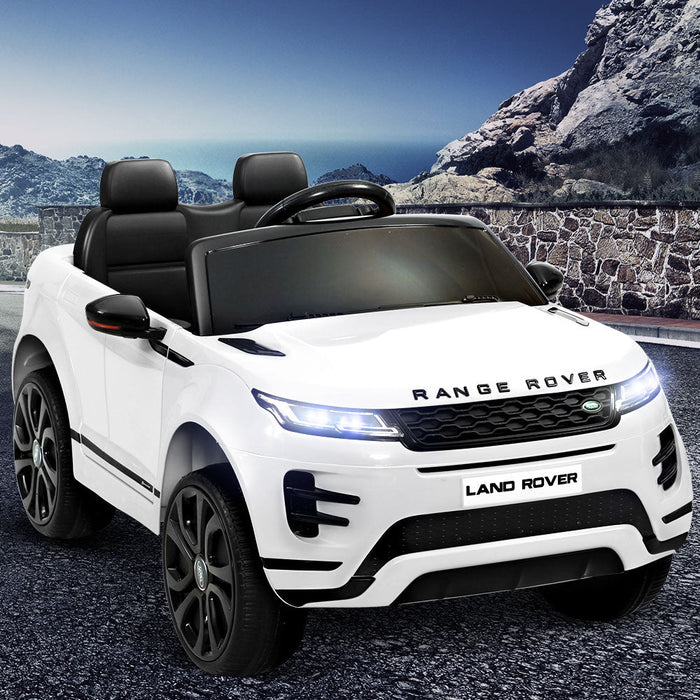 Range Rover Evoque Officially Licensed Kids Ride On Car with Remote Control |  White