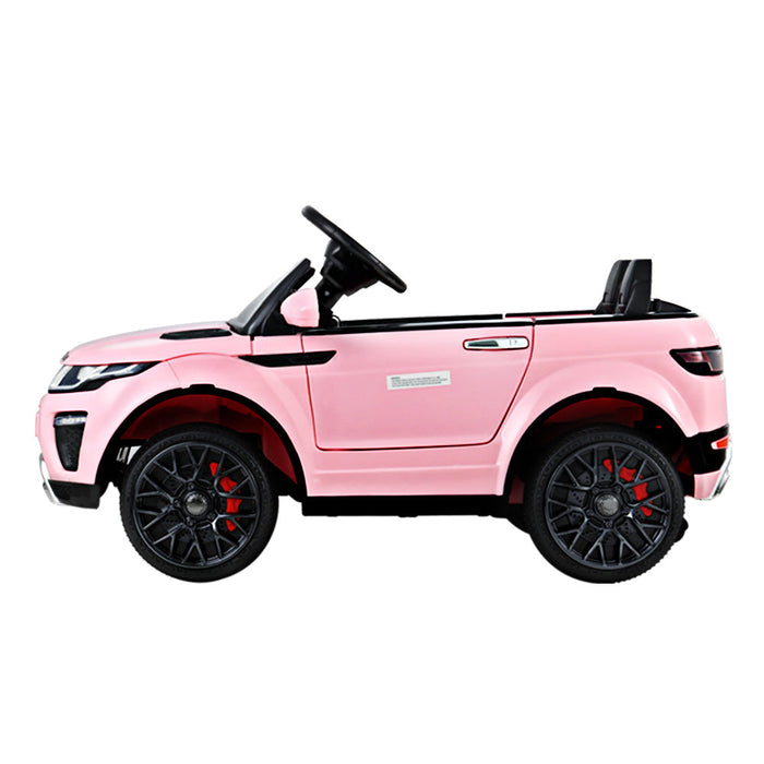 Range Rover Evoque Inspired Kids Ride On Car with Remote Control | Soft Pink