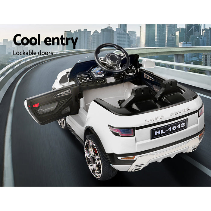 Range Rover Evoque Inspired Kids Ride On Car with Remote Control | White