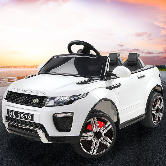 Range Rover Evoque Inspired Kids Ride On Car with Remote Control | White