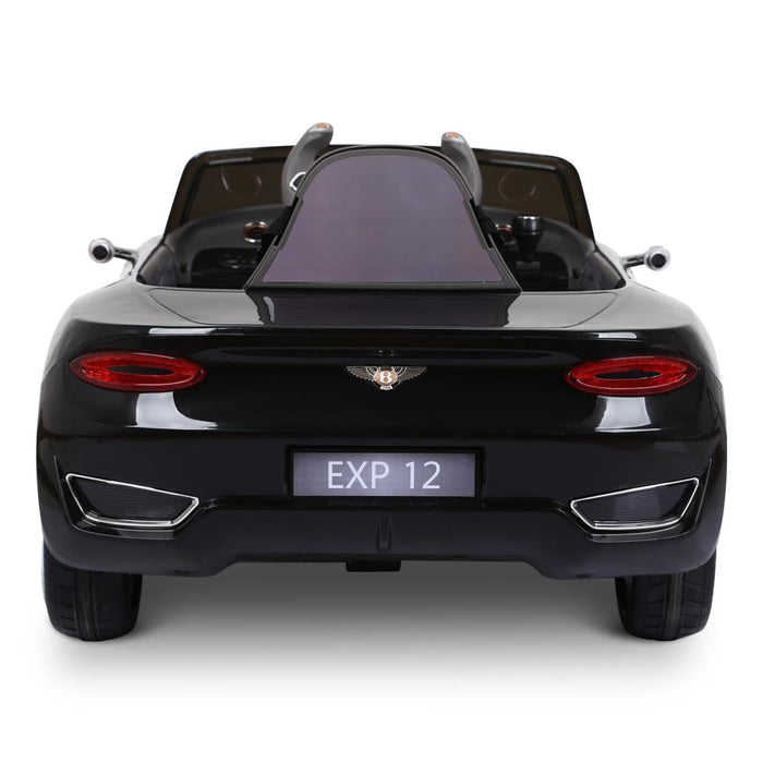 Bentley EXP Licensed Kids Ride On Car with Remote Control | Black