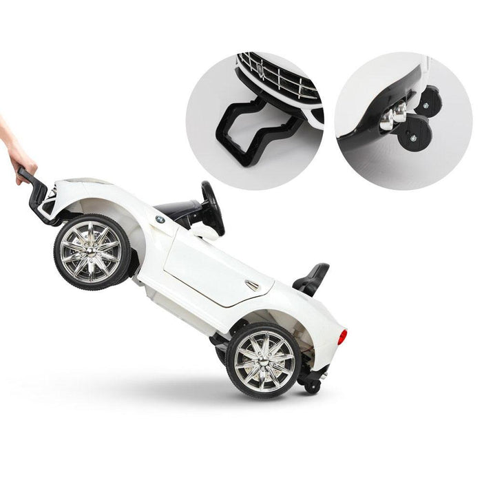 Ferrari F12 Inspired Kids Ride On Car with Remote Control | Ice White