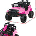 Jeep Inspired Kids Ride On Car with Remote Control | Pink Panther