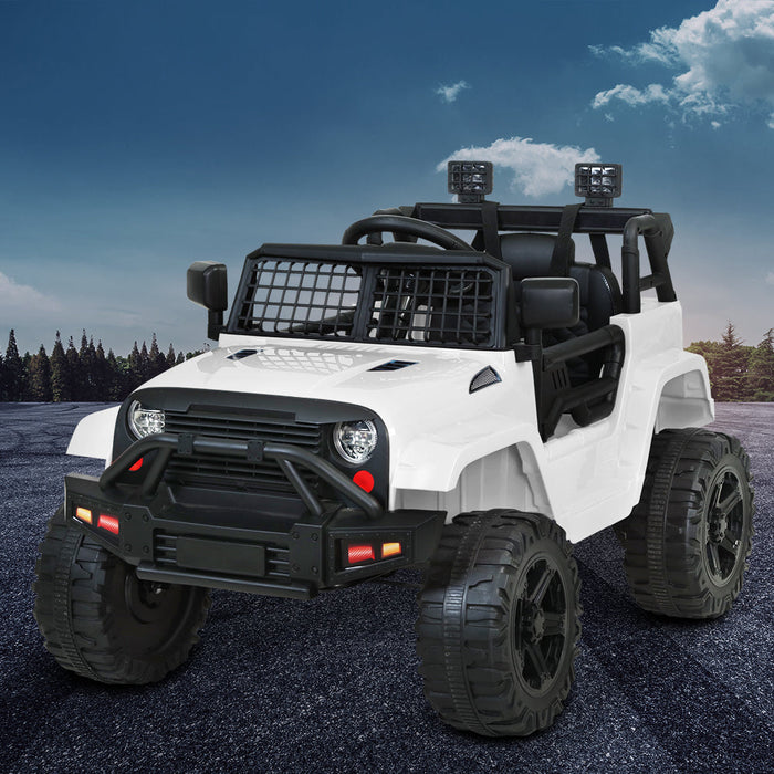 Jeep Inspired Kids Ride On Car with Remote Control | Snow White