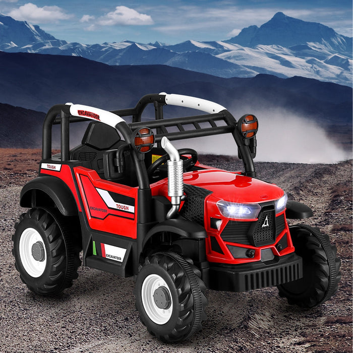 Super Buggy Inspired Kids Ride On Car with Remote Control | Desert Red & Black