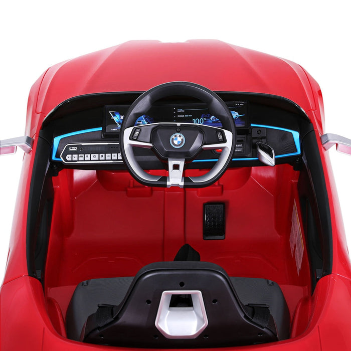 Officially Licensed BMW I4 Kids Ride On sports car with Remote Control | Royal Red