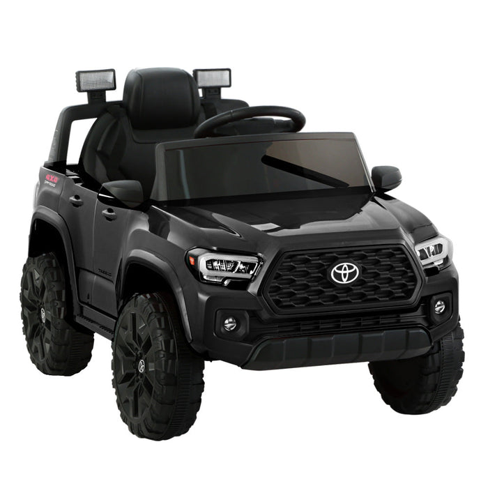 Toyota Tacoma Officially Licensed Off Road Kids Ride On Car with Remote Control | Black