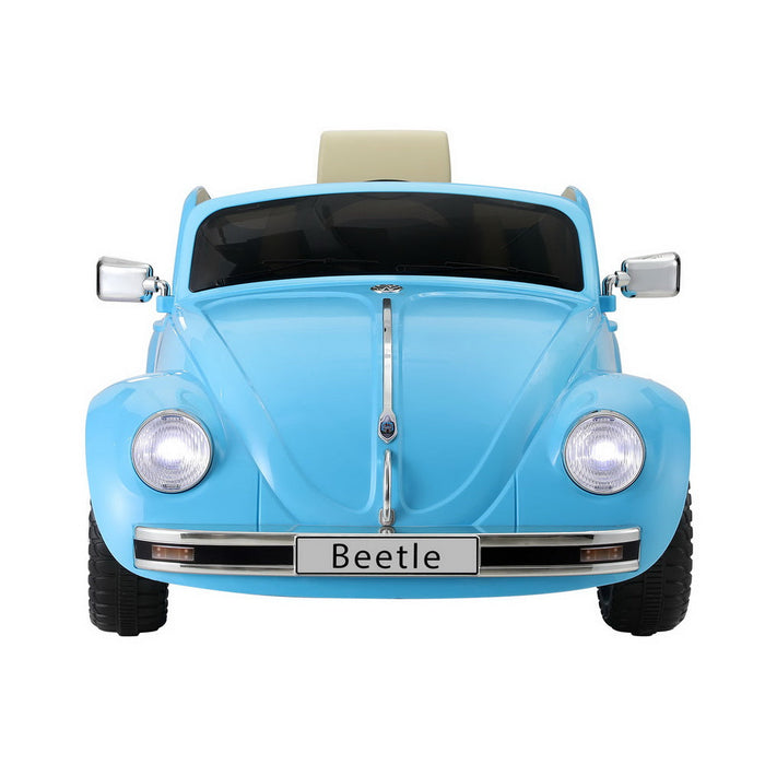 Volkswagon VW Beetle Officially Licensed Kids Ride On Car with Remote Control | Ocean Blue