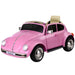  Volkswagon VW Beetle Officially Licensed Kids Ride On Car with Remote Control | Pink to the max