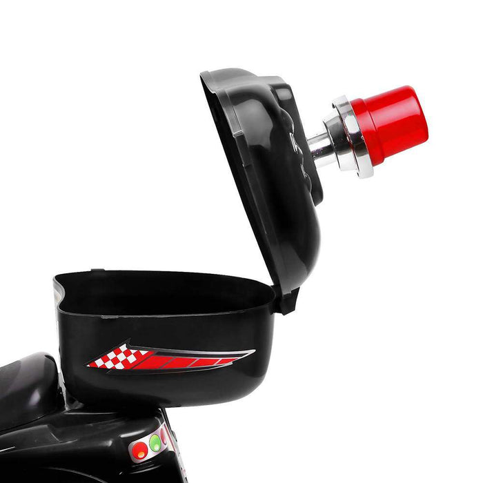 Police Inspired Kids Ride On Motorcycle | Black (Limited Edition)