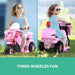 Police Inspired Kids Ride On Motorcycle | Pink