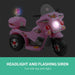 Police Inspired Kids Ride On Motorcycle | Pink