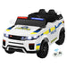 Range Rover Europol Police Inspired Kids Ride On Car with Remote Control | White
