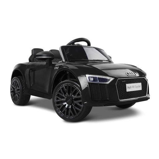 Audi R8 Spyder Licensed Kids Ride On Car with Remote Control | Black
