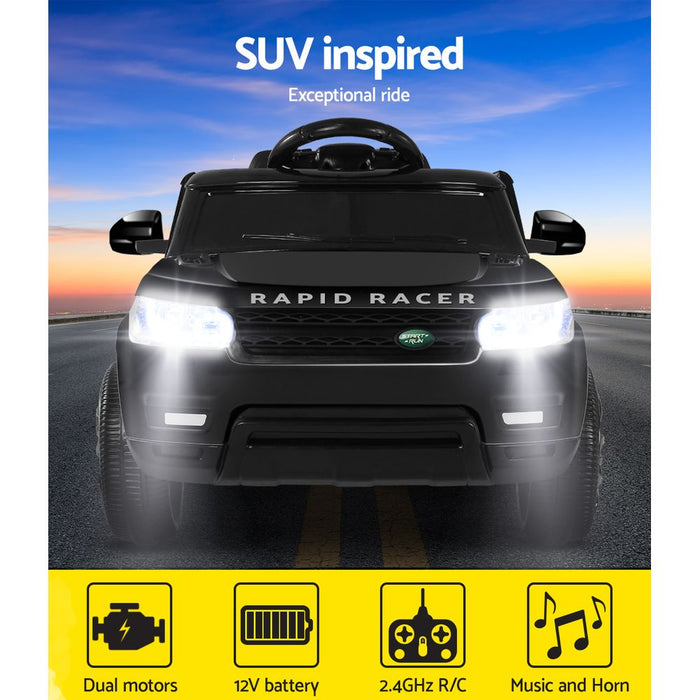 Range Rover Inspired Kids Ride On Car with Remote Control |  Black