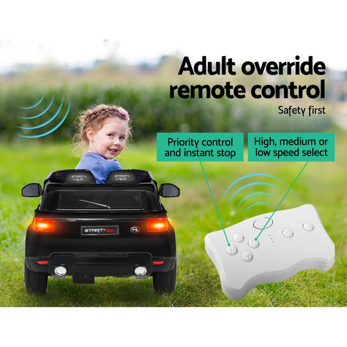 Range Rover Inspired Kids Ride On Car with Remote Control |  Black