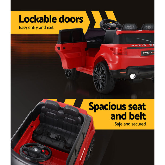 Range Rover Inspired Kids Ride On Car with Remote Control |  Red