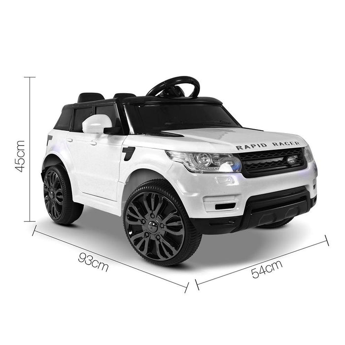 Range Rover Inspired Kids Ride On Car with Remote Control |  Pearl White