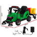 Street Cleaning Inspired Kids Ride On Car Truck with Rotating Brushes & Remote Control | Recycling Green