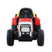 Tractor with Detachable Trailer Kids Ride On Electric Car | Engine Red (with Yellow)