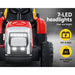 Tractor with Detachable Trailer Kids Ride On Electric Car | Engine Red (with Yellow)