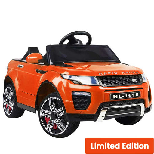 Range Rover Evoque Inspired Kids Ride On Car with Remote Control | Flame Orange