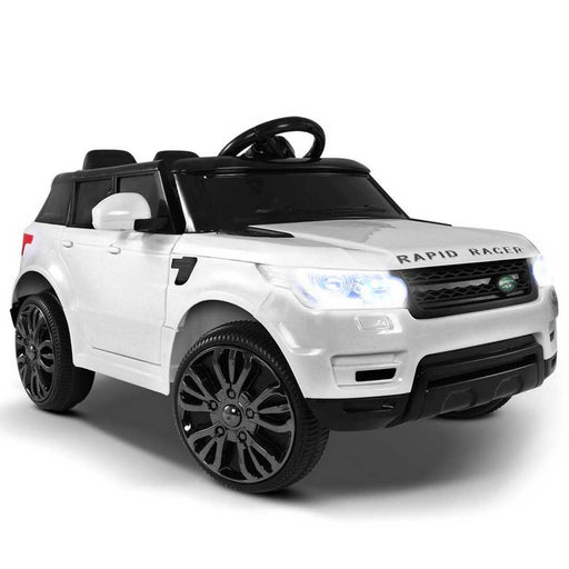 Range Rover Inspired Kids Ride On Car with Remote Control |  Pearl White
