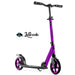 LaScooter Foldable, Portable & Height Adjustable Kids, Teen or Adult 2 Wheel Scooter | Purple Plum