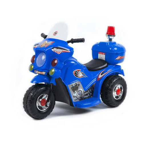 Police Inspired Kids Ride On Motorcycle | Blue