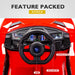 Lamborghini Inspired Kids Ride On Car with Parental Remote Control Rossa Red