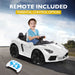 Lamborghini Inspired Kids Ride On Car with Parental Remote Control Frost White