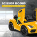Lamborghini Inspired Kids Ride On Car with Parental Remote Control Lightning Yellow