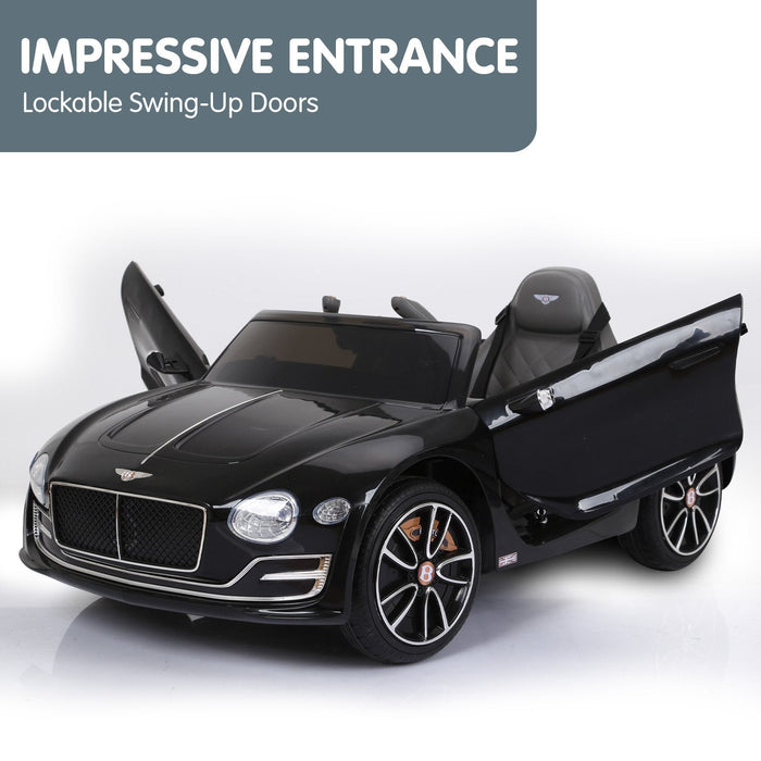 Bentley Inspired Kids Ride On Car with Remote Control | Black