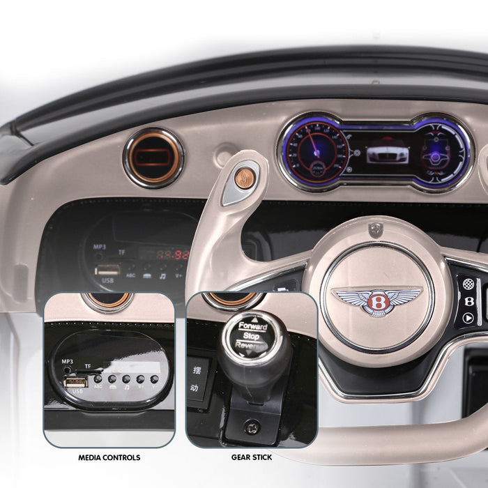 Bentley Inspired Kids Ride On Car with Remote Control | Red