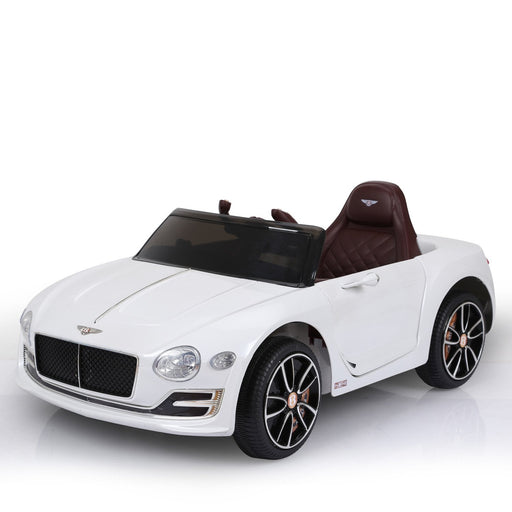 Bentley Inspired Kids Ride On Car with Remote Control | White