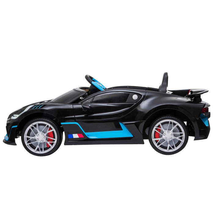 Officially Licensed Bugatti Divo Kids Premium Ride On Car with Remote Control | Ettore Black