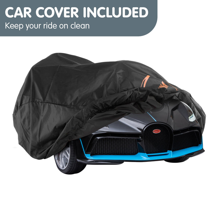 Officially Licensed Bugatti Divo Kids Premium Ride On Car with Remote Control | Ettore Black