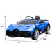 Officially Licensed Bugatti Divo Kids Premium Ride On Car with Remote Control | French Racing Blue
