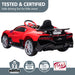 Officially Licensed Bugatti Divo Kids Premium Ride On Car with Remote Control | Light Red