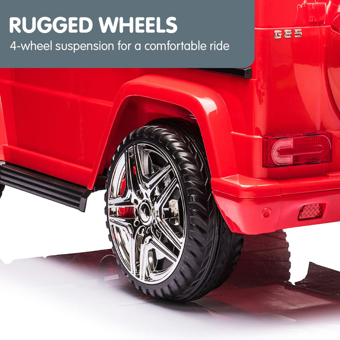 Mercedes Benz G65 AMG Licensed Kids Ride On Car with Remote Control | Red