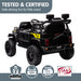 Toyota Jeep Inspired Kids Ride On Car with Remote Control & Detachable Shovel | Raven Black