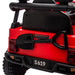 Toyota Jeep Inspired Kids Ride On Car with Remote Control & Detachable Shovel | Cherry Red