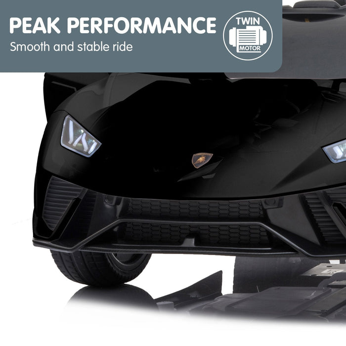 Lamborghini Aventador Officially Licensed Kids Ride On Car with Remote Control | Nero (Black)