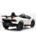 Lamborghini Aventador Officially Licensed Kids Ride On Car with Remote Control | Bianco (White)