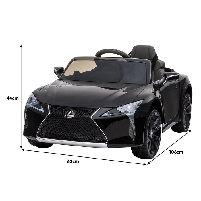 Officially Licensed Lexus LC 500 Premium Kids Ride On Car with Remote Control | Stargazer Black