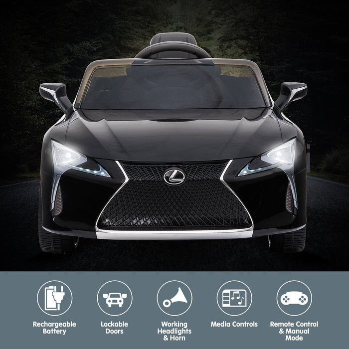 Officially Licensed Lexus LC 500 Premium Kids Ride On Car with Remote Control | Stargazer Black