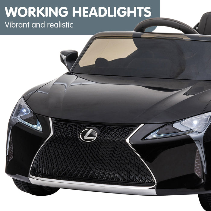 Officially Licensed Lexus LC 500 Premium Kids Ride On Car with Remote Control | Stargazer Black