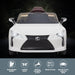 Officially Licensed Lexus LC 500 Premium Kids Ride On Car with Remote Control | Eminent White